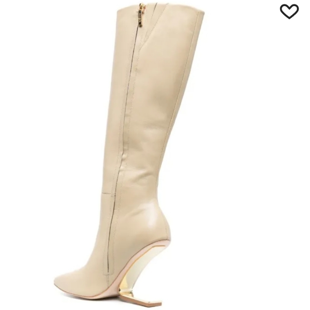 Cult Gaia Bianca High Heel Knee Boots - Picture 3 of 12